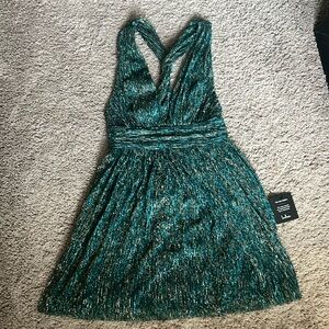 Lulus Teal Mini Dress